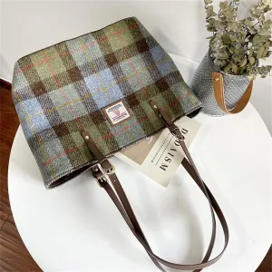 Harris Tweed Large Tote Bag for Women