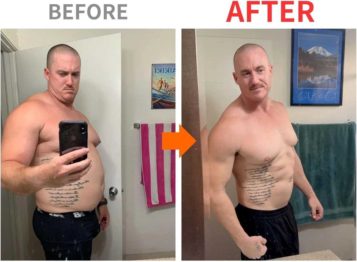 Heat Trapping Waist Toner for Men – Sweat Compression Belt – Waist Shaper with Sauna Effect