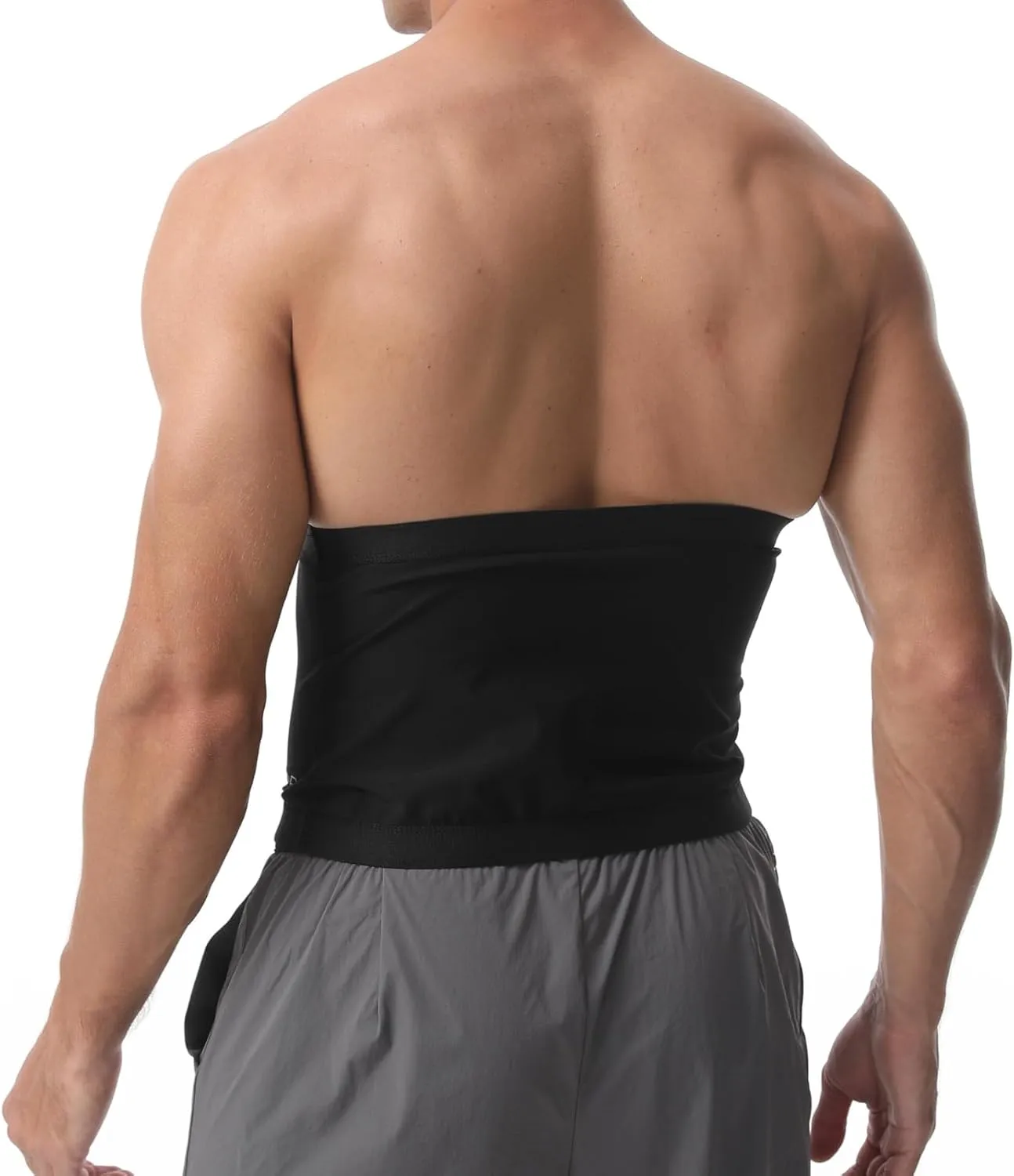 Heat Trapping Waist Toner for Men – Sweat Compression Belt – Waist Shaper with Sauna Effect