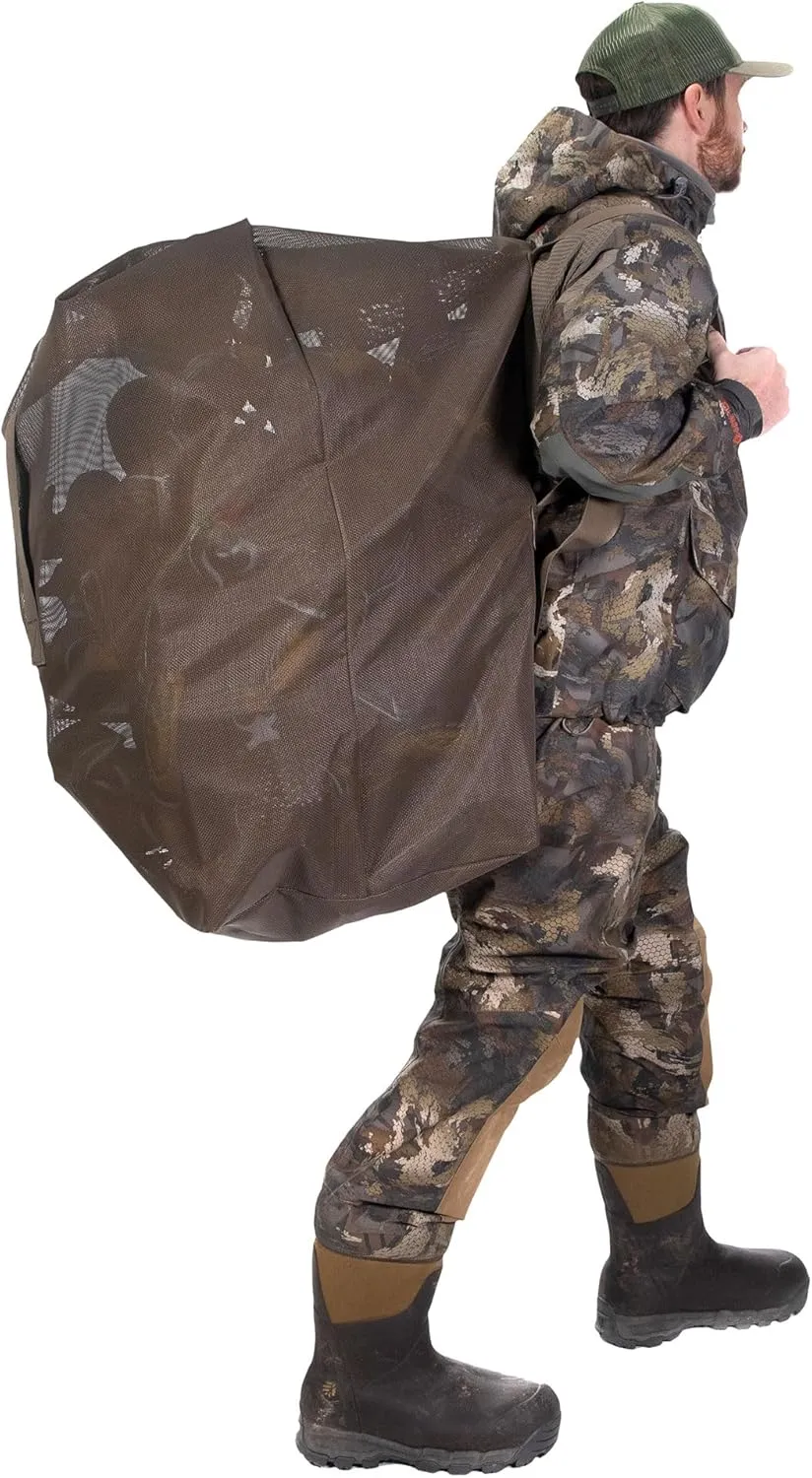 Higdon Outdoors Mesh Decoy Bag | Must Have Backpack Waterfowl Decoy Bag for Duck and Goose Hunting | Perfect for Wet Conditions