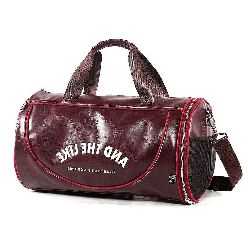 HIGH QUALITY LEATHER GYM BAG