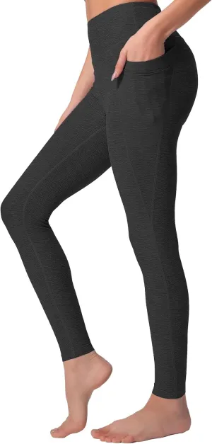 High Waist Yoga Pants with 2 Side Pockets,Ultra Soft Tummy Control Athletic Leggings for Women