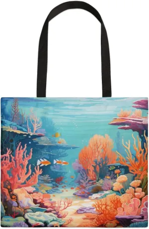 Highland Yak Cow Flowers Beige Canvas Tote Bag for Women Men Stylish Tote Handbag Shoulder Bag Reusable Grocery Bag