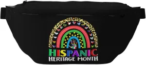 Hispanic Heritage Month Waist Pack Crossbody Fanny Pack Large Waist Bag Men Women Belt Bag For Running Walking Traveling