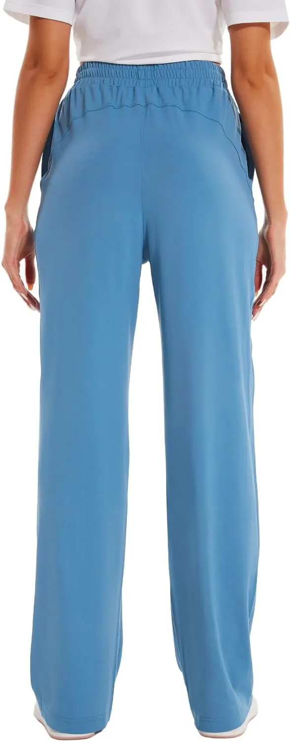 HOdo 32"/34"/36" Inseam Womens Tall Yoga Sweatpants Quick Dry Long Joggers Lounge Yoga Pants with Pockets