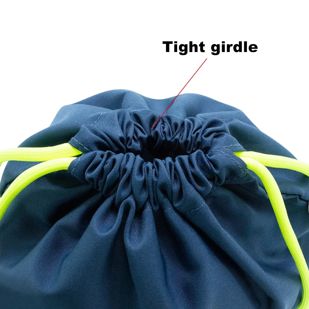 HOLYLUCK Drawstring Backpack Gym Sports Bag with Front mesh zipper Pocket (Petrol) HLC402