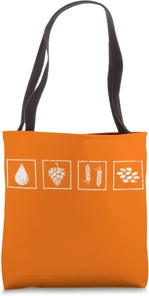 Hops, Water, Barley, Yeast = Beer | Brewmaster Tote Bag