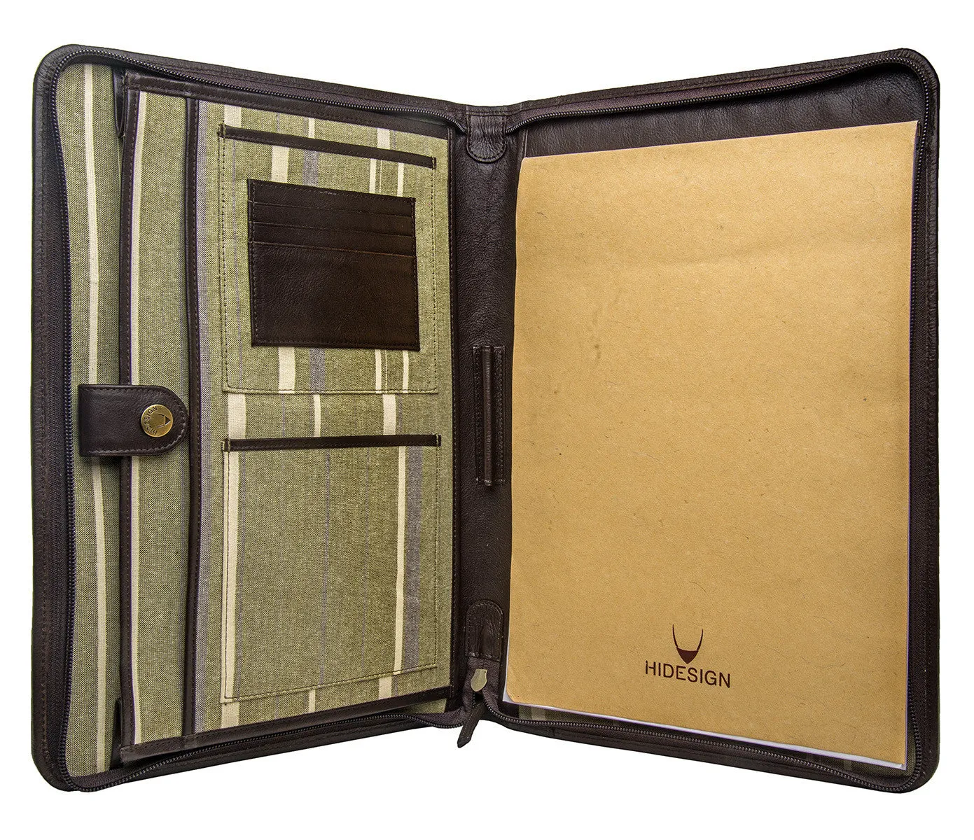 IMG iPad Leather Portfolio/Padfolio with Handmade Paper Notebook