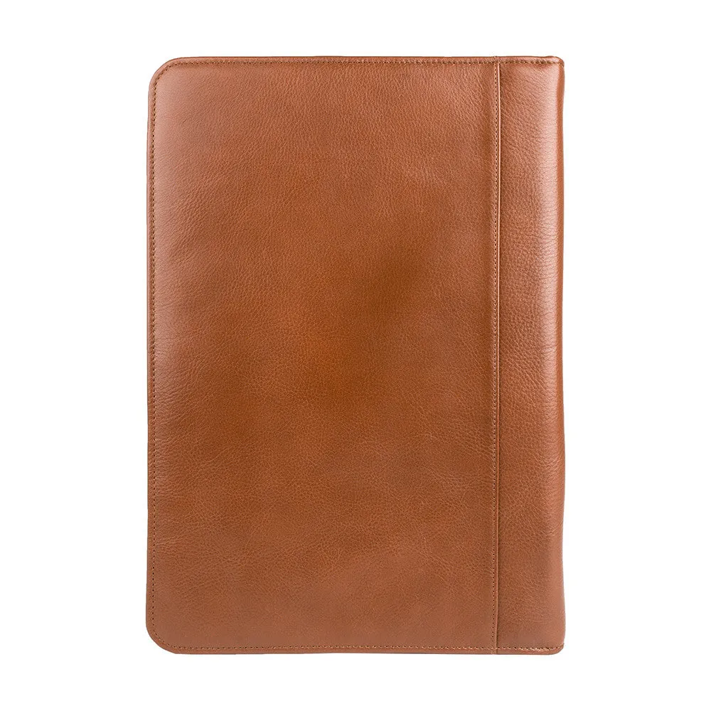 IMG iPad Leather Portfolio/Padfolio with Handmade Paper Notebook