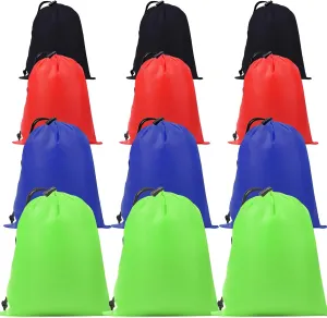 iMucci Upgrade Waterproof Drawstring Bag Sack Nylon Bag Ditty Bag for Gym Traveling, Hiking, Yoga, Shopping