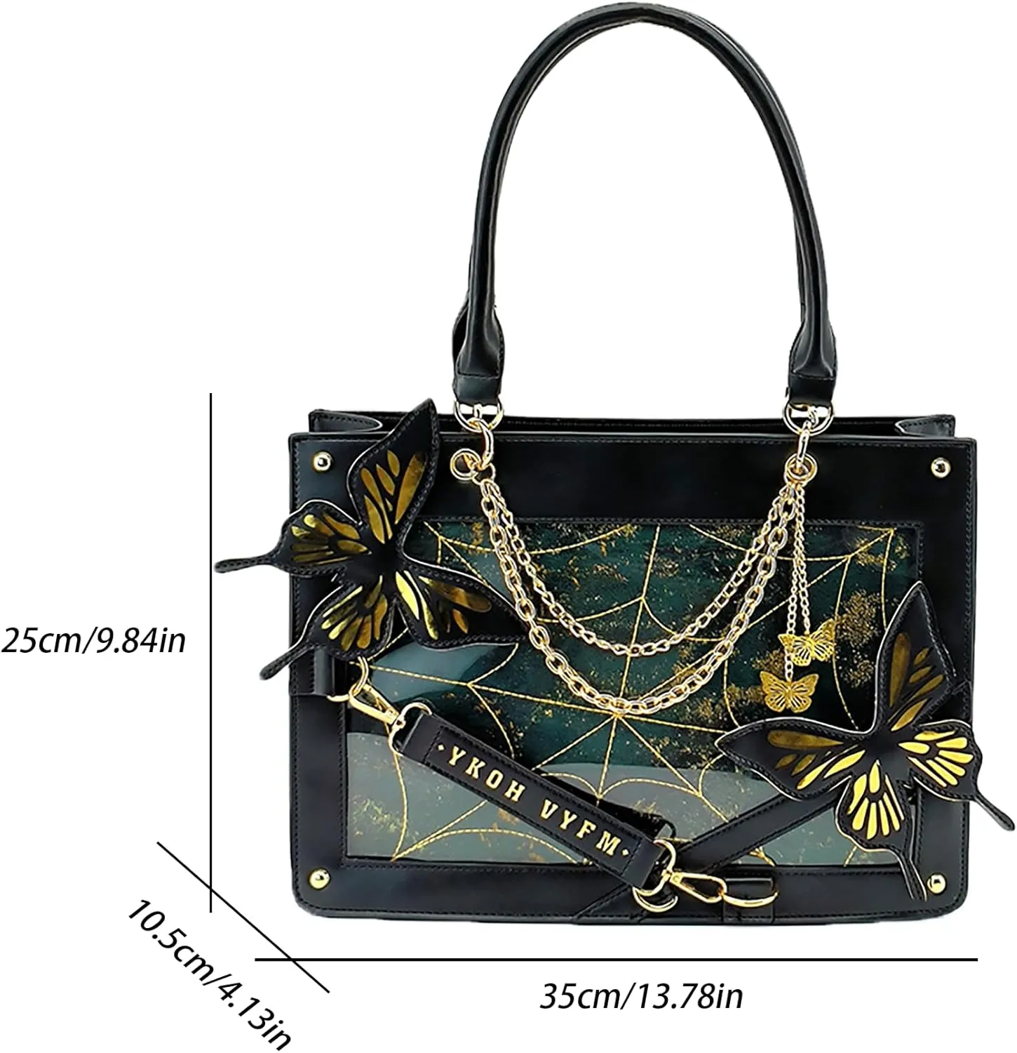 ita bag Butterfly ita crossbody bag pin display shoulder bag with anime aaccessories handbag
