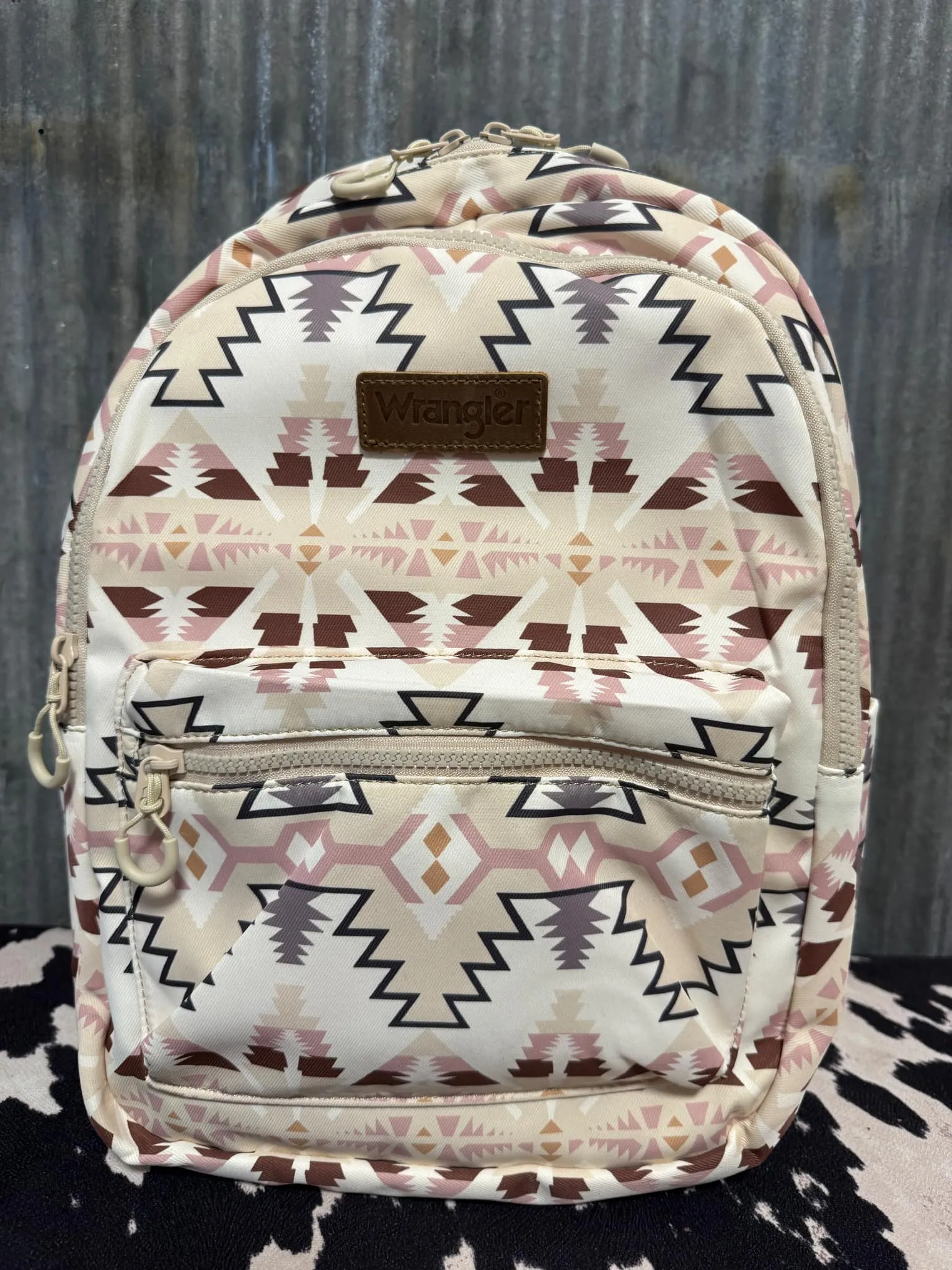 IVORY WRANGLER AZTEC BACKPACK