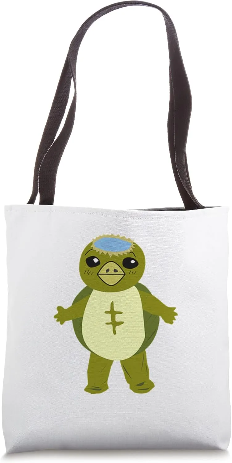 Japanese Folklore Water Demon Cute Kappa Tote Bag