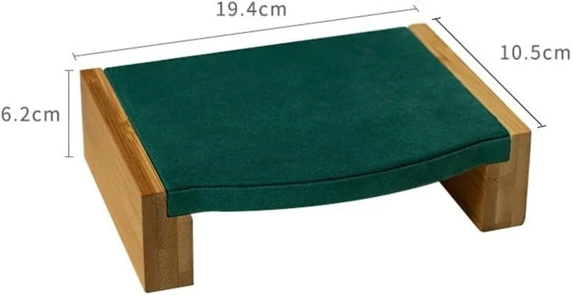Jewelry Organizer Earring Display Rack, Bracelet, Stand for Jewelry Presentation, Shopping Mall, Luxury High-end Green Velvet Display Accessories J Stand