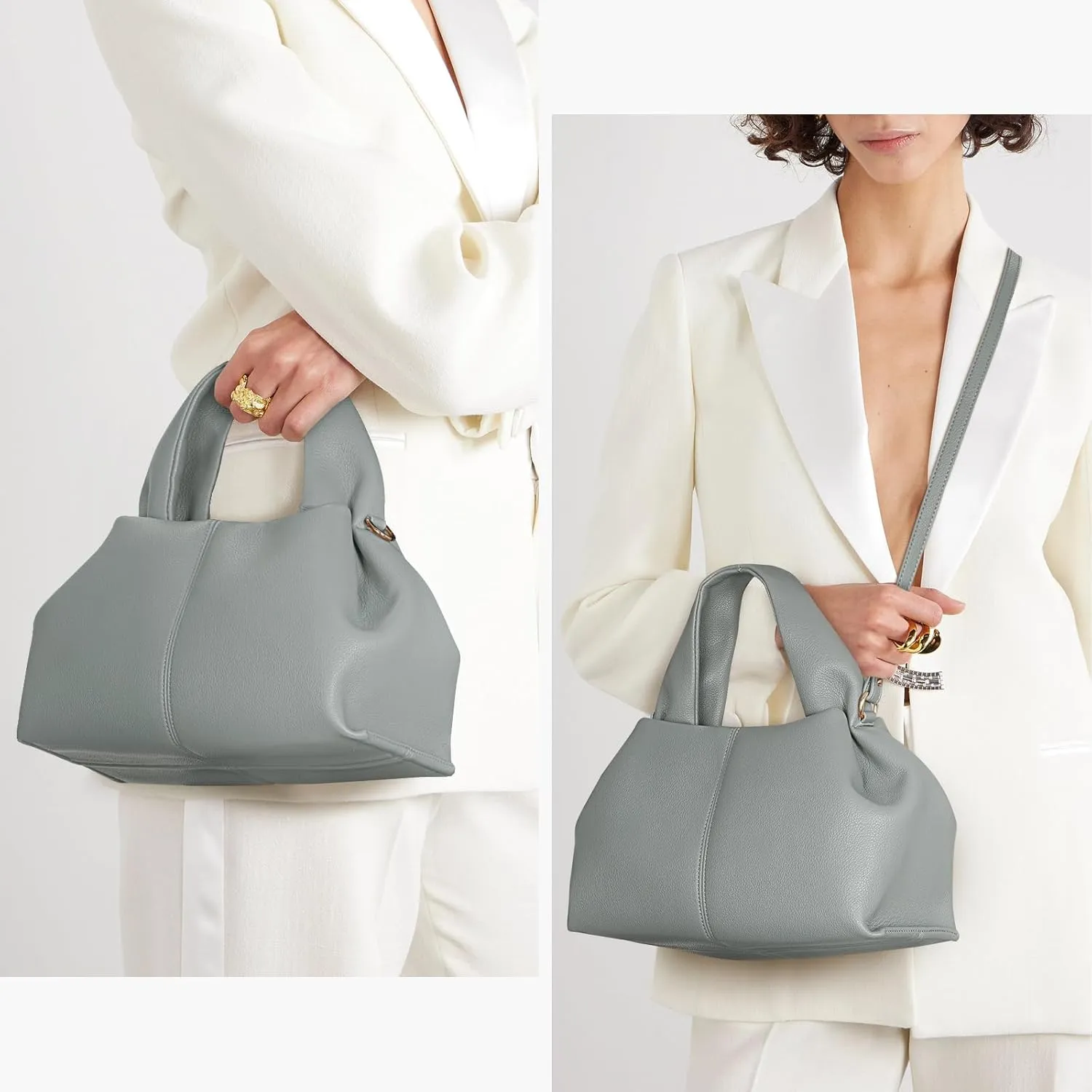 Juoxeepy Crossbody Bag Purse Satchel Handbag for Women Shoulder Bag Chic Dumpling Cloud Bag Clutch Purse