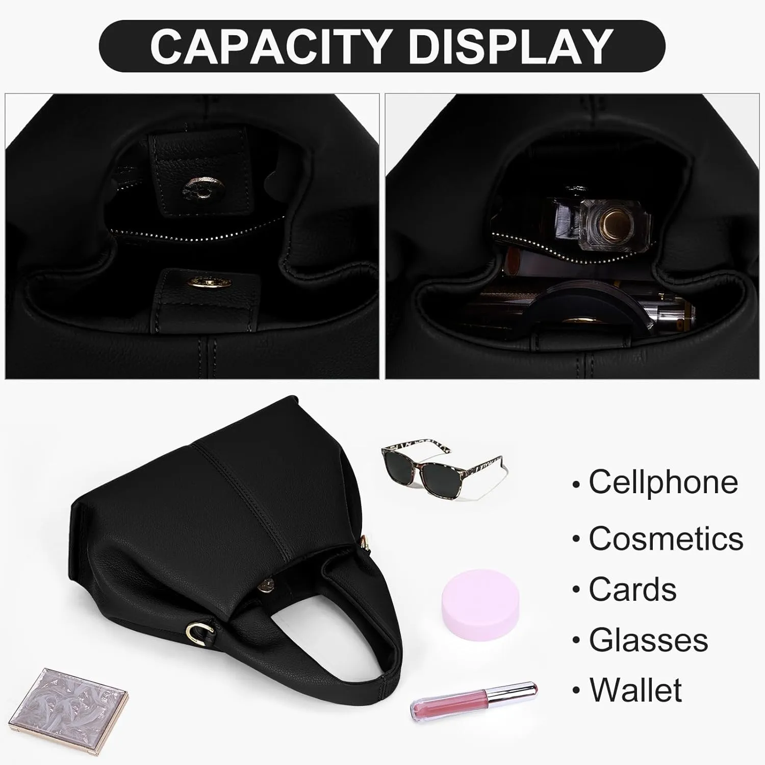 Juoxeepy Crossbody Bag Purse Satchel Handbag for Women Shoulder Bag Chic Dumpling Cloud Bag Clutch Purse