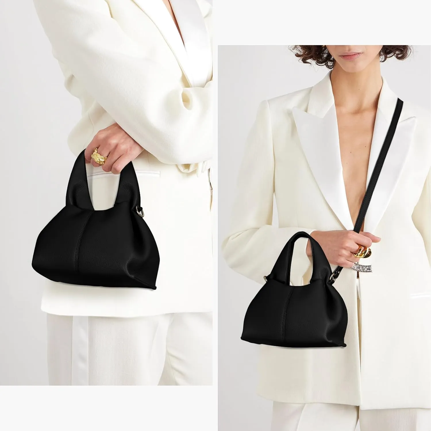 Juoxeepy Crossbody Bag Purse Satchel Handbag for Women Shoulder Bag Chic Dumpling Cloud Bag Clutch Purse