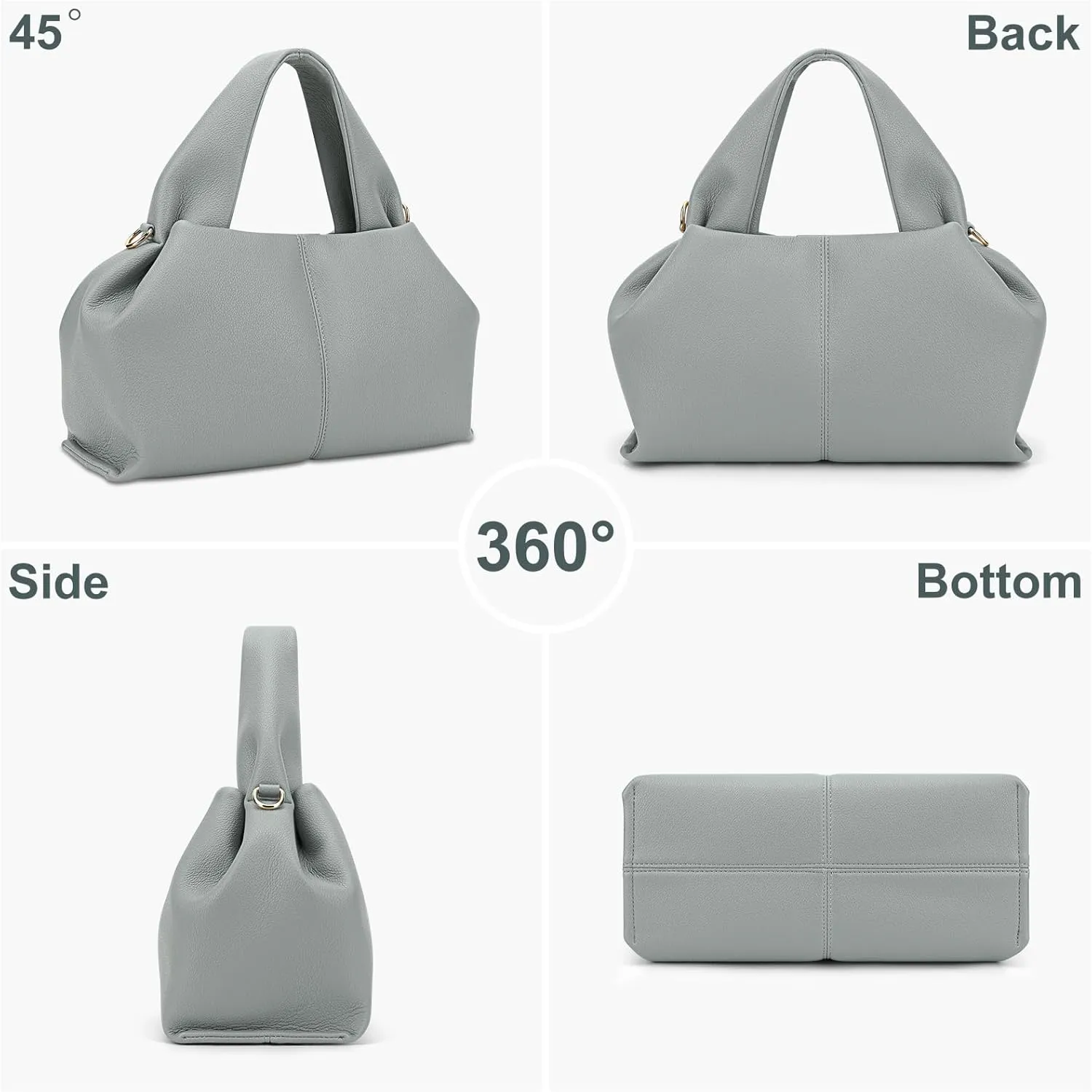 Juoxeepy Crossbody Bag Purse Satchel Handbag for Women Shoulder Bag Chic Dumpling Cloud Bag Clutch Purse