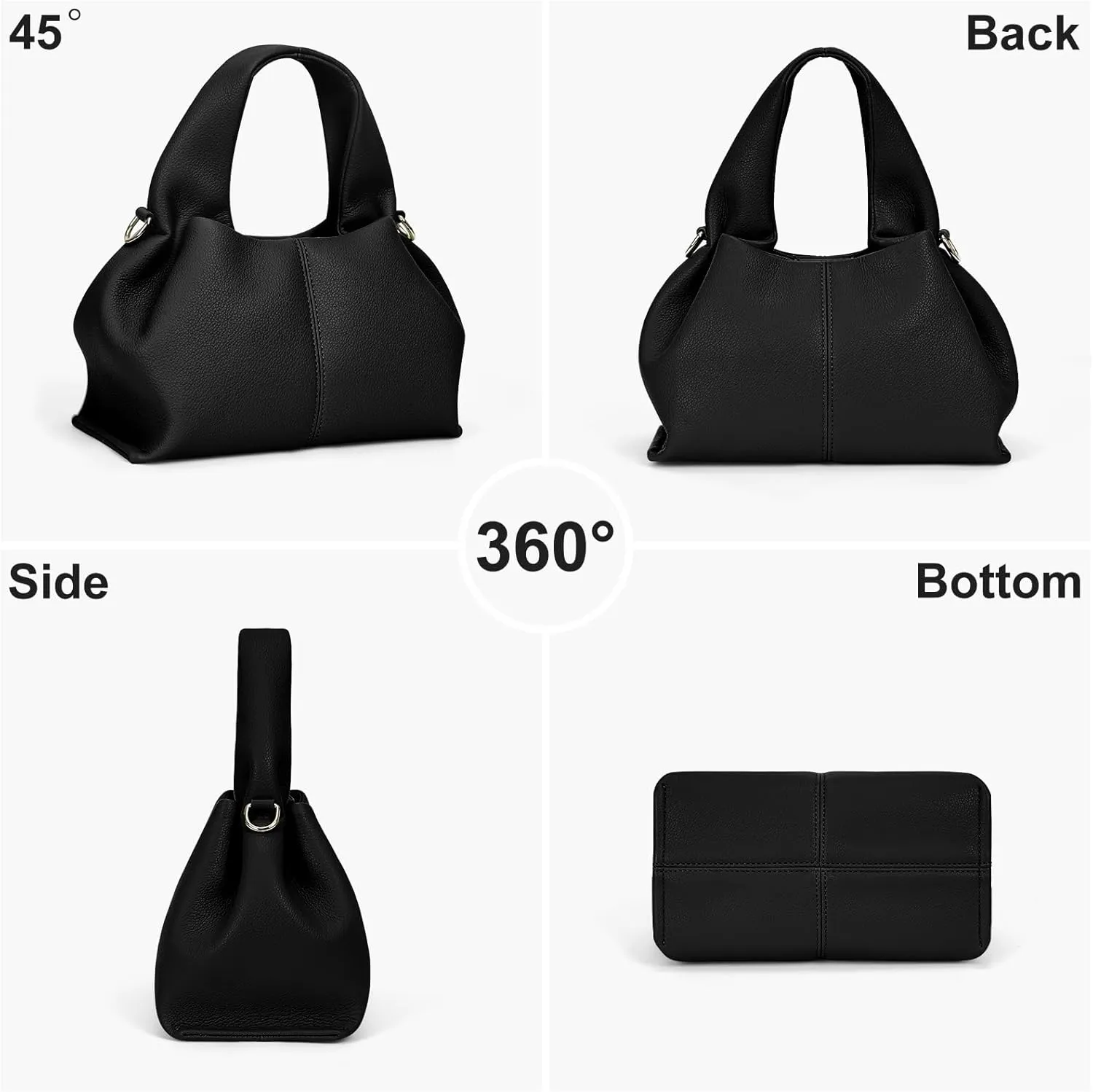 Juoxeepy Crossbody Bag Purse Satchel Handbag for Women Shoulder Bag Chic Dumpling Cloud Bag Clutch Purse