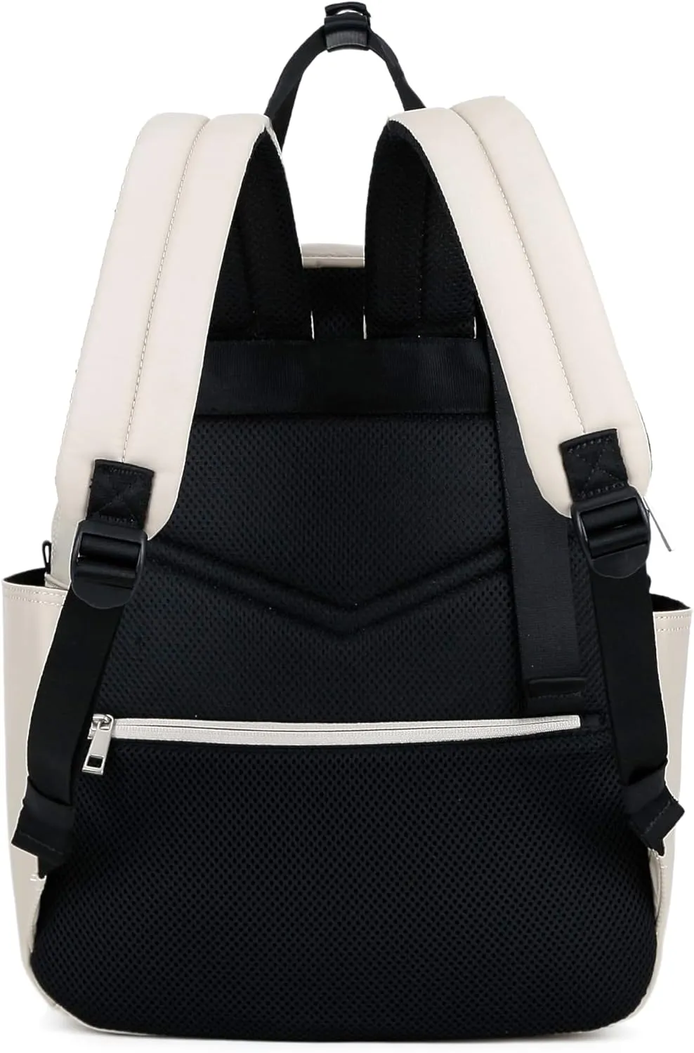 Kah&Kee Backpack Purse For Women Man Convertible Backpack Tote With Laptop Compartment 14 Inch Work Backpacks Waterproof Nurse Teacher Bag College Tote Daypack (Beige)