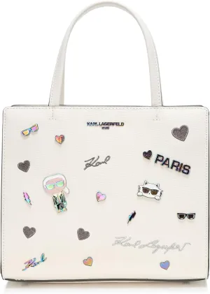 KARL LAGERFELD Paris Women's Maybelle Pin Satchel