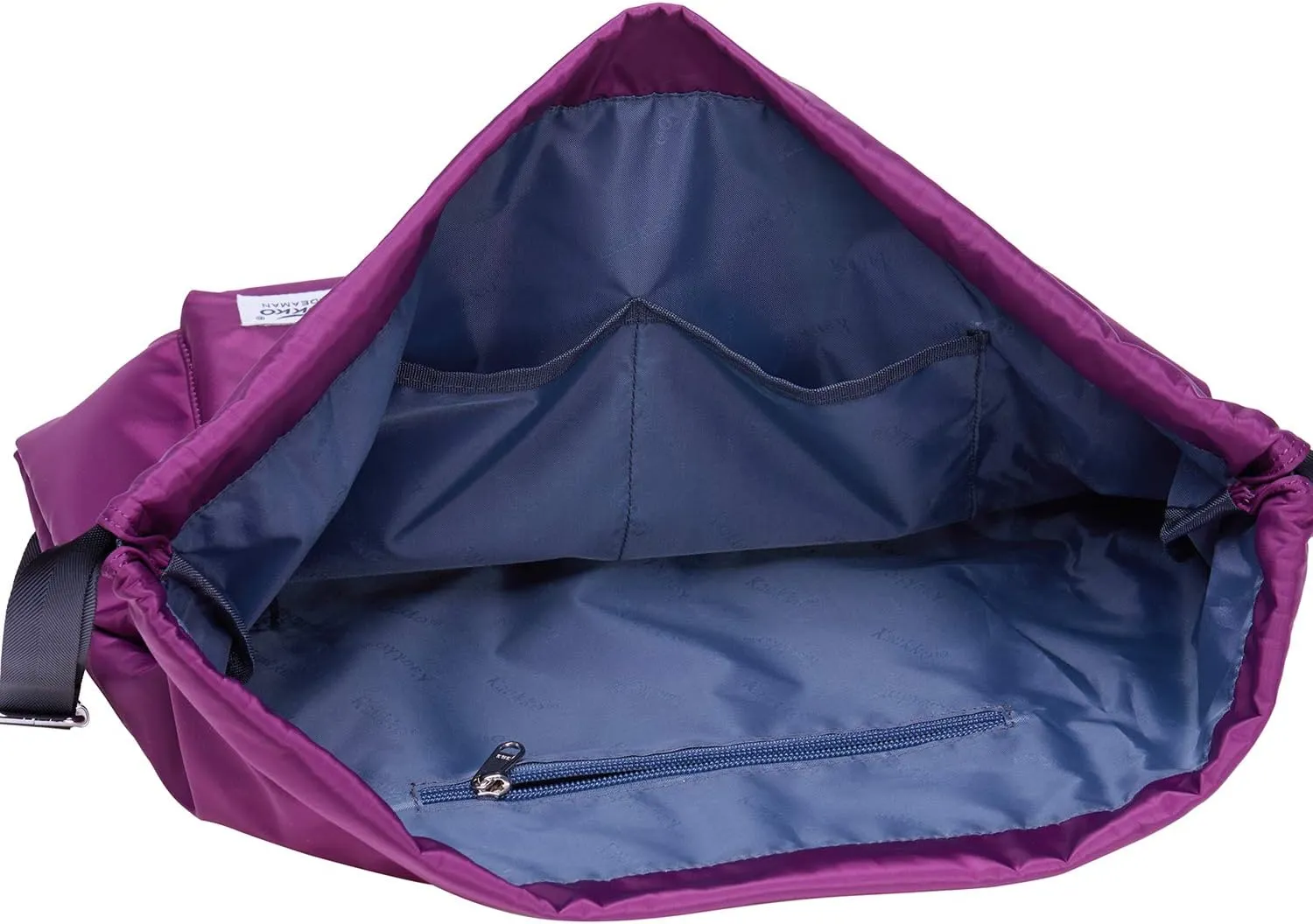 KAUKKO Drawstring Sports Backpack Gym Yoga Bag Shoulder Rucksack for Men and Women(1031-2-PURPLE)