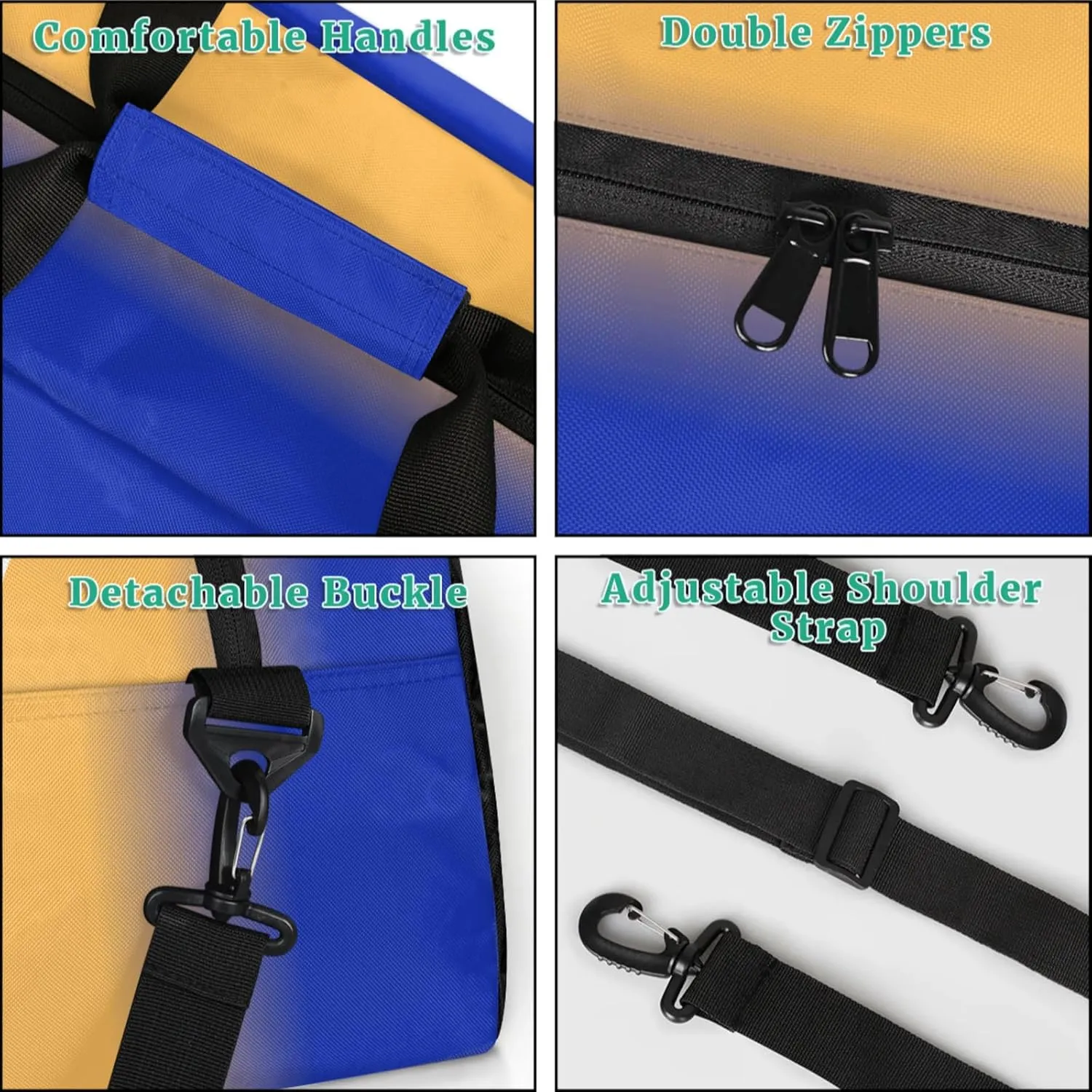 Kids Duffle Bag Personalized Gym Bag Overnight Bags, Ideal for Travel and Sports, Suitable for Men Women for Gym, Dance, Yoga, Durable Waterproof Sport Overnight Handbags Baseball Blue
