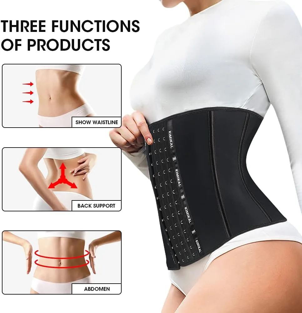KIMIKAL Corset Waist Trainer Waist Cincher Shapewear Fajas Colombianas Waist Trimmer Tummy Control Women