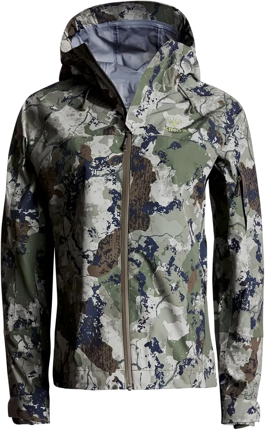 King's Camo Women's XKG Paramount Rain Jacket | Waterproof | Stretch Fabric | Taped Seams | Durable | Lightweight Shell Layer