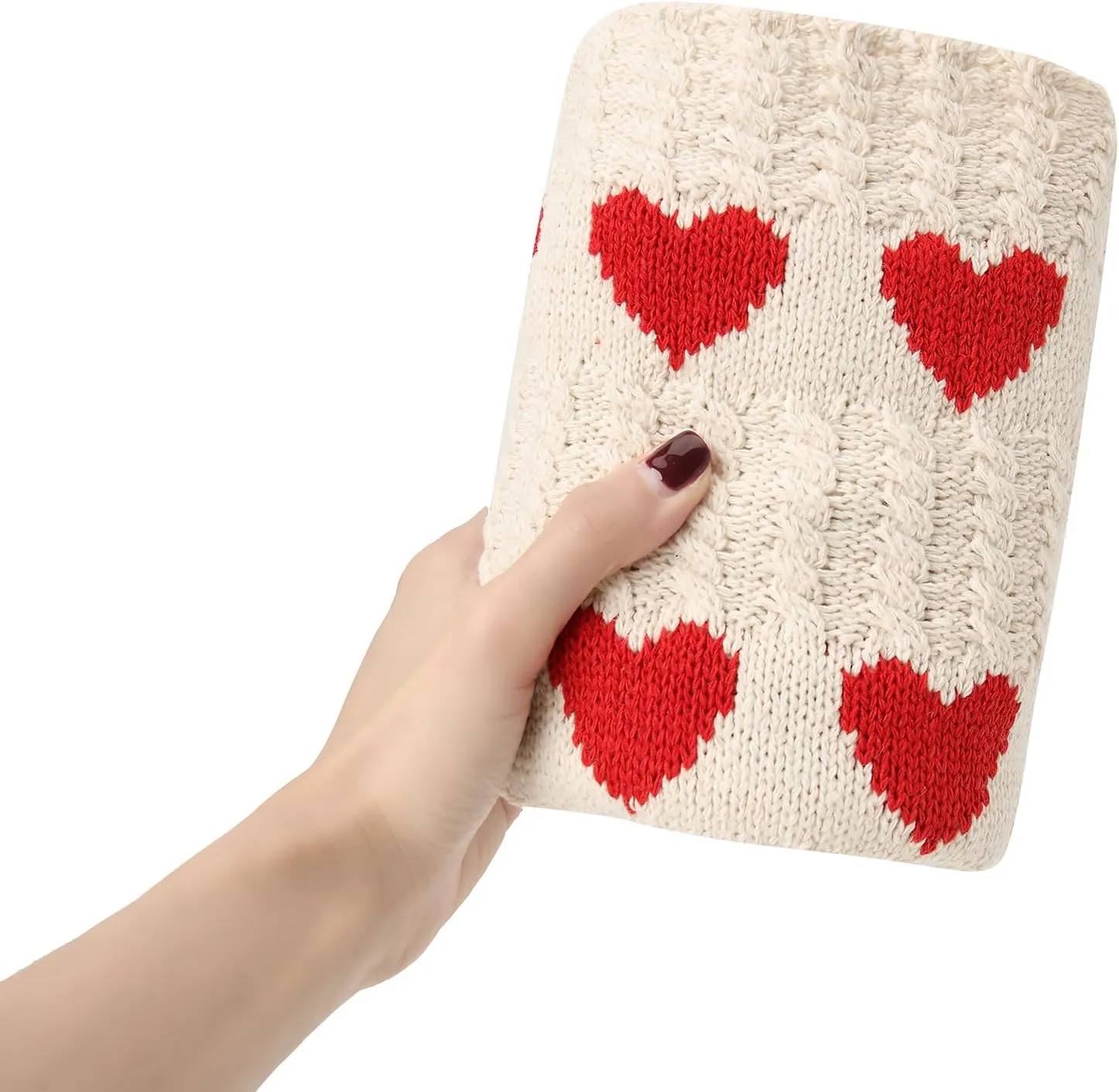 Knitted Shoulder Tote Bag Large Crochet Beach Bag Hobo Bag Aesthetic Tote Handbags for Women