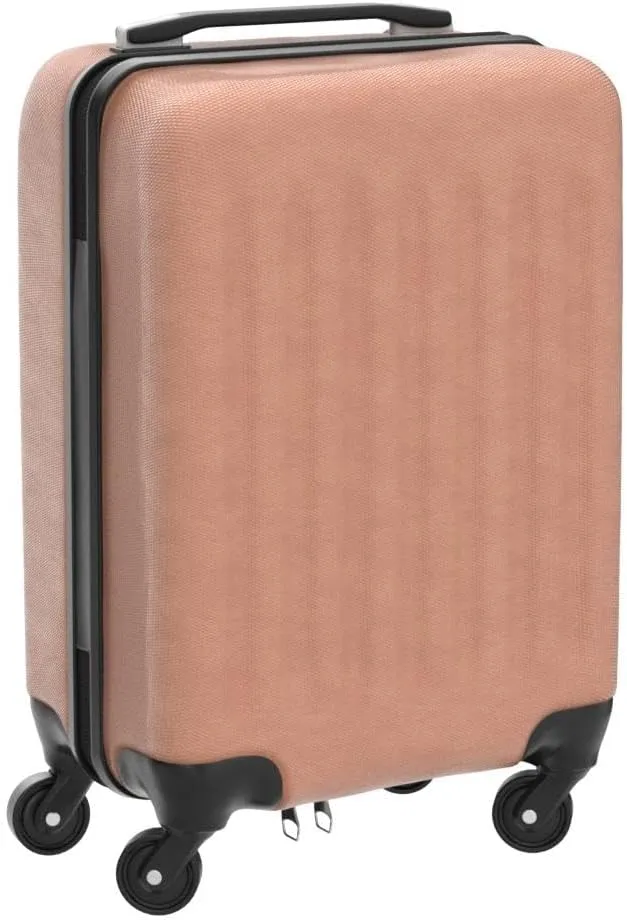 Kono Luggage Expandable(only 28") Suitcase Set 3Pcs   ABS Hardshell Suitcase with 360° Spinner Wheels, 20" 24" 28" Rose Gold