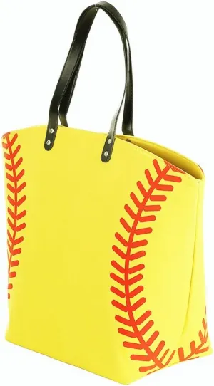 Large Baseball Tote Bag Sports Prints Utility Tote Beach Bag Travel Bag