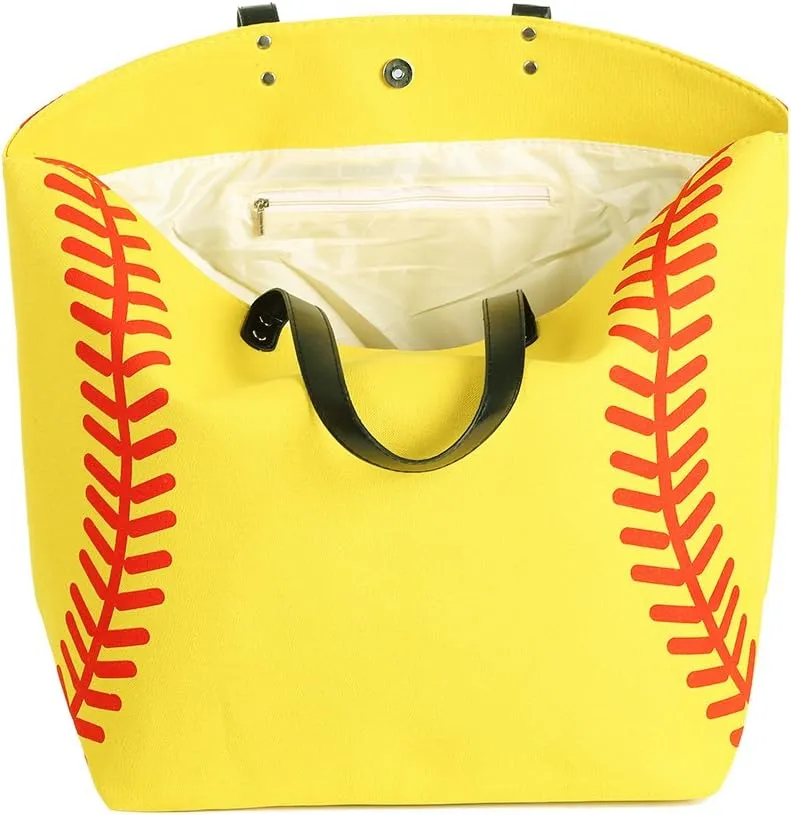Large Baseball Tote Bag Sports Prints Utility Tote Beach Bag Travel Bag
