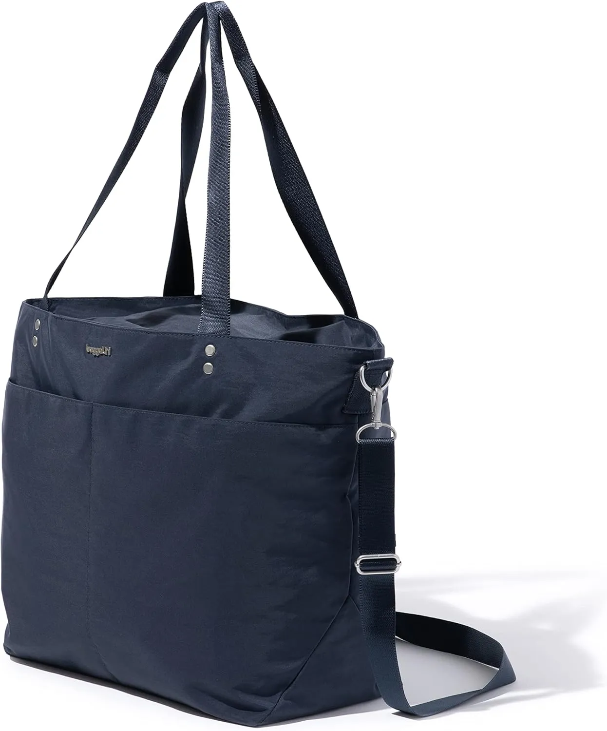 Large Carryall Tote Bag for Women - Lightweight Nylon Zipper Top Weekender Travel Beach Bag Personal Item w/Luggage Sleeve