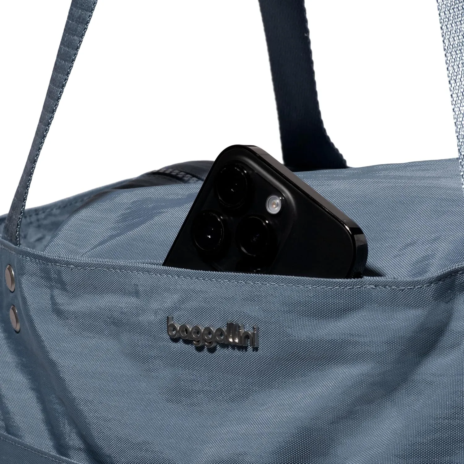 Large Carryall Tote Bag for Women - Lightweight Nylon Zipper Top Weekender Travel Beach Bag Personal Item w/Luggage Sleeve