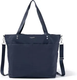 Large Carryall Tote Bag for Women - Lightweight Nylon Zipper Top Weekender Travel Beach Bag Personal Item w/Luggage Sleeve