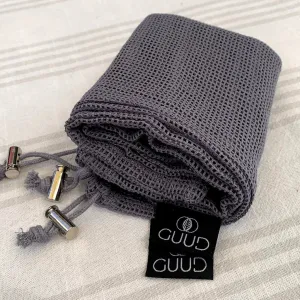 LARGE Gray 100% Cotton Mesh Produce Bags