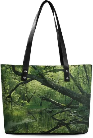 Large Grocery Bags Beach Tote An Ancient Swamp Bag for Women Shoulder Bag for Travel Work Handbag