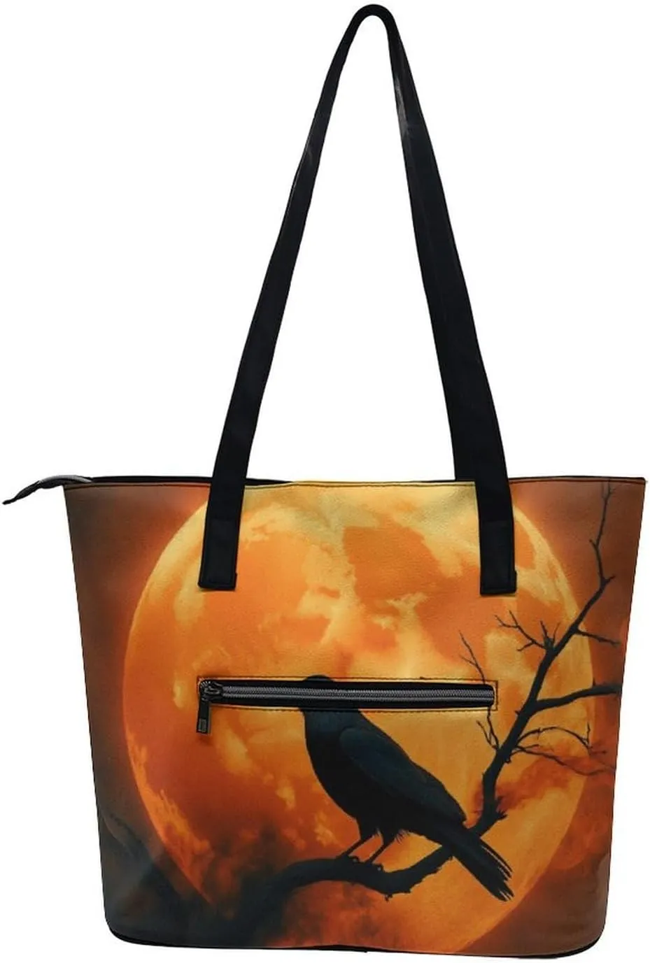 Large Leather Tote Bag Travel Work Daily Essentials Handbag For Women Men