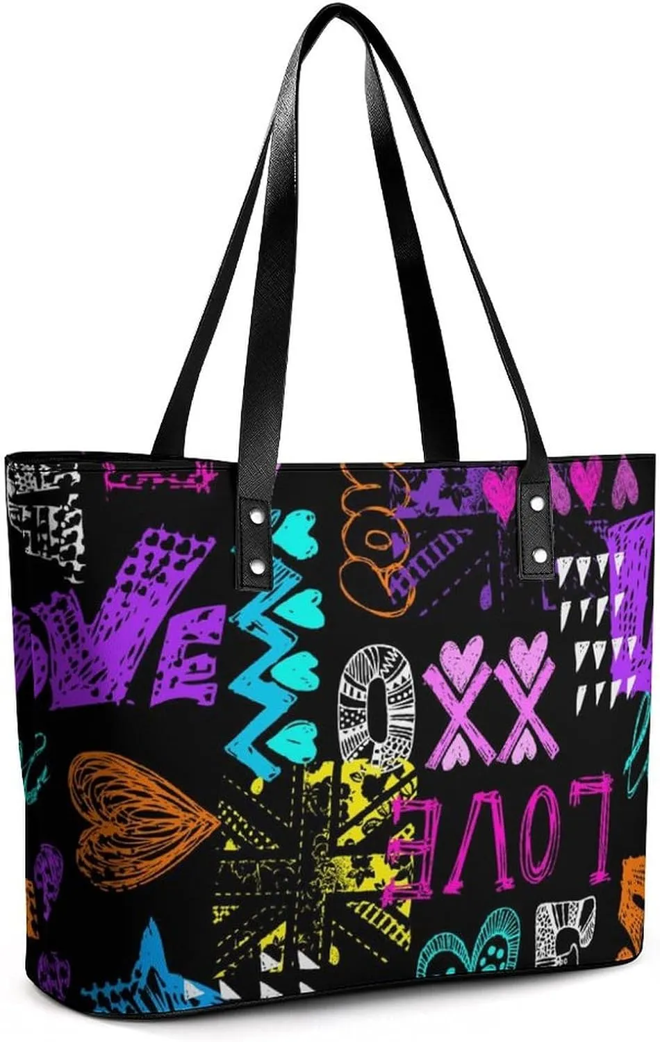 Large Tote Bag Fashion Handbag With Zipper For Women And Men