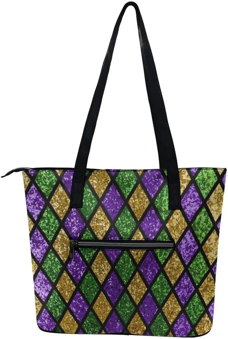 Large Tote Bag Fashion Handbag With Zipper For Women And Men