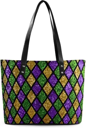 Large Tote Bag Fashion Handbag With Zipper For Women And Men
