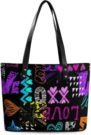 Large Tote Bag Fashion Handbag With Zipper For Women And Men