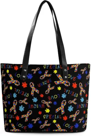 Large Tote Bag Fashion Handbag With Zipper For Women And Men