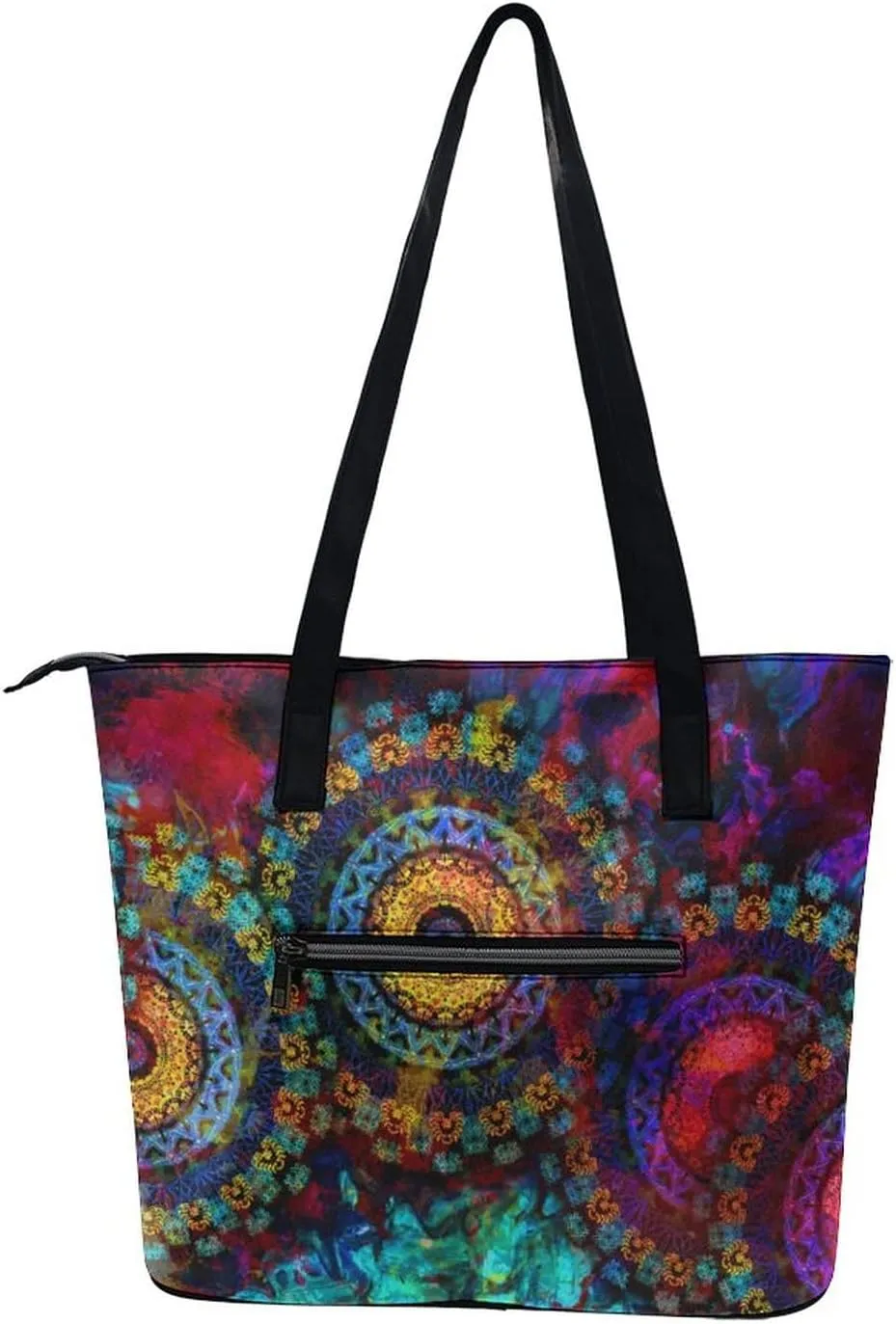 Large Tote Bag Fashion Portable Handbags With Zipper For Women And Men