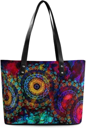 Large Tote Bag Fashion Portable Handbags With Zipper For Women And Men