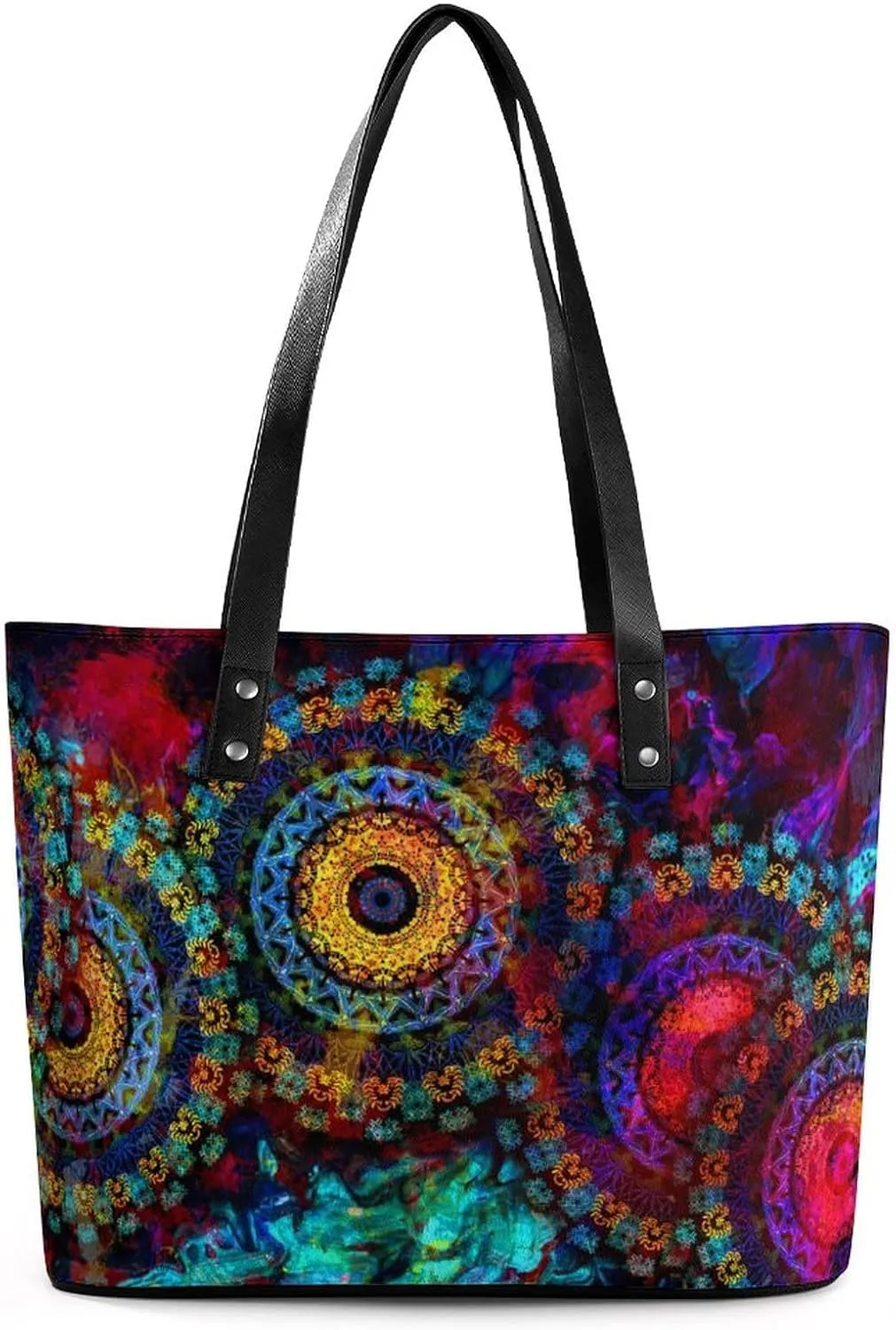 Large Tote Bag Fashion Portable Handbags With Zipper For Women And Men