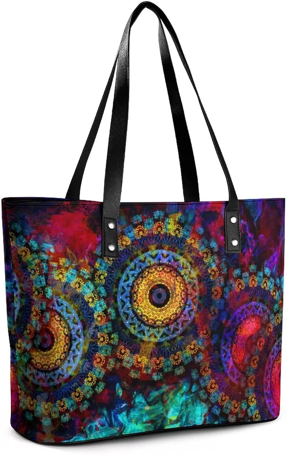 Large Tote Bag Fashion Portable Handbags With Zipper For Women And Men