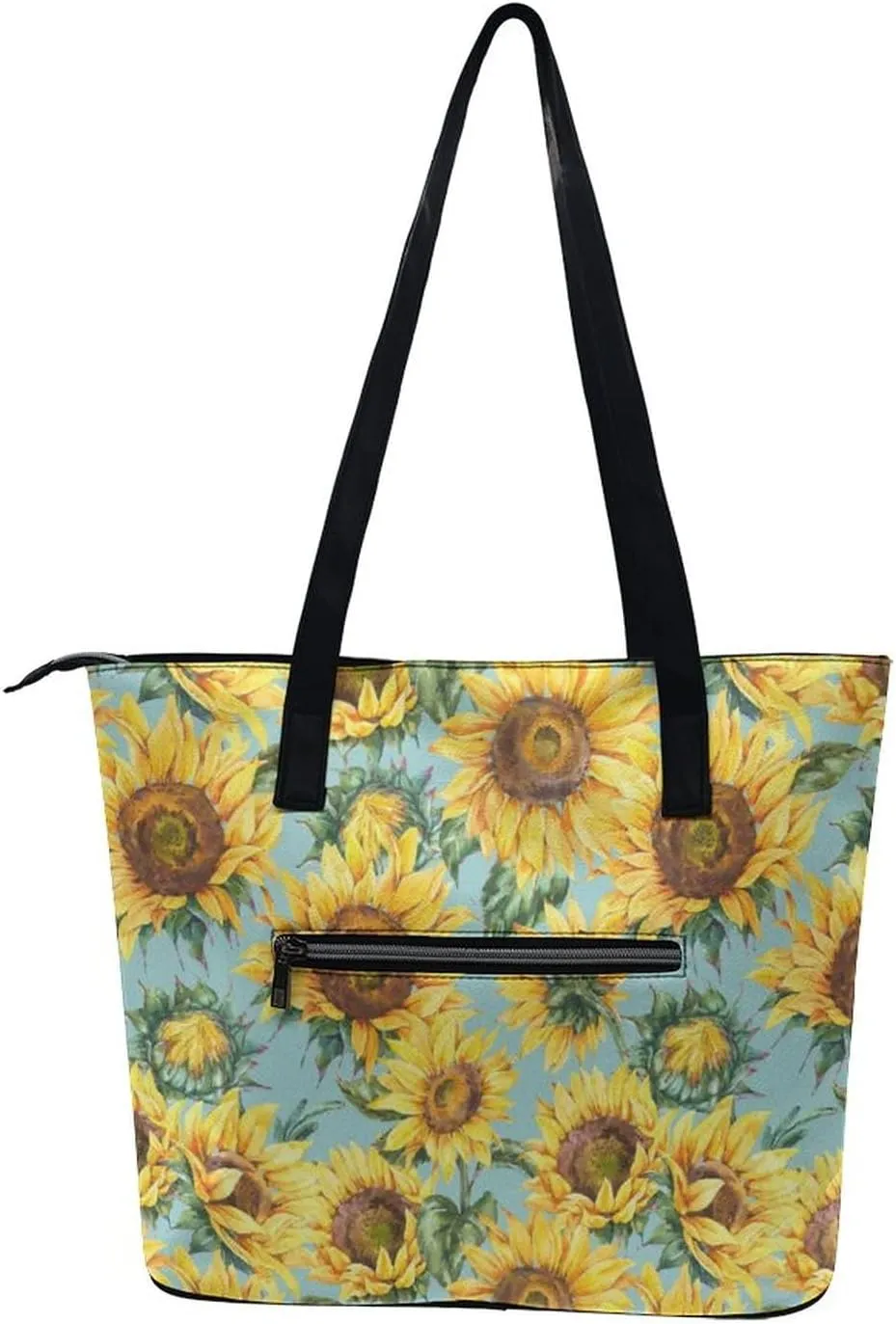 Large Tote Bag Fashion Portable Handbags With Zipper For Women And Men