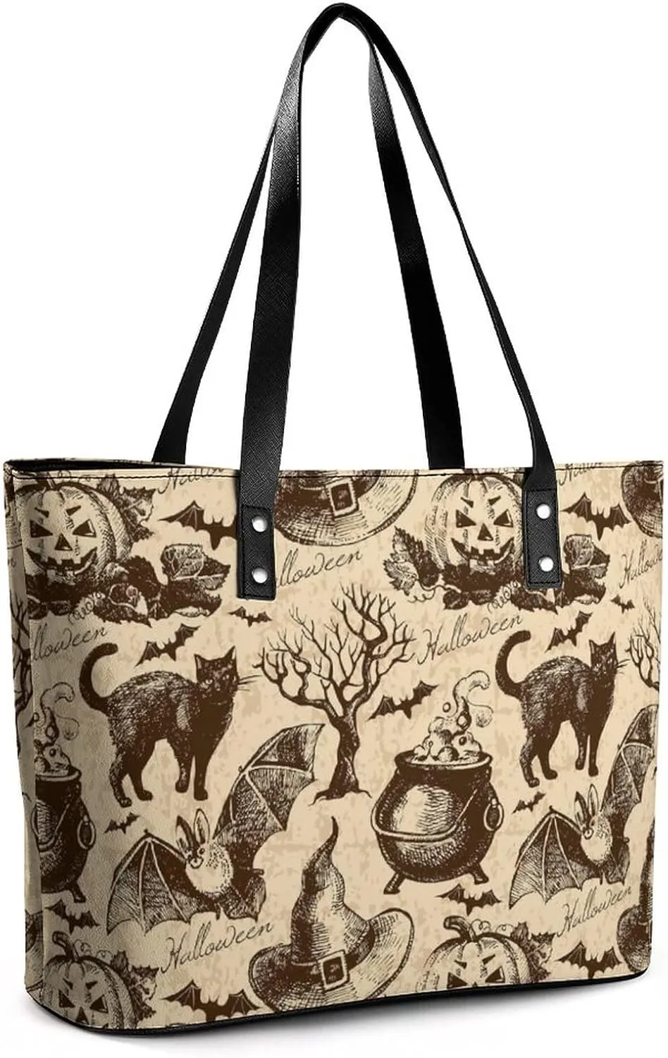 Large Tote Bag Fashion Portable Handbags With Zipper For Women And Men